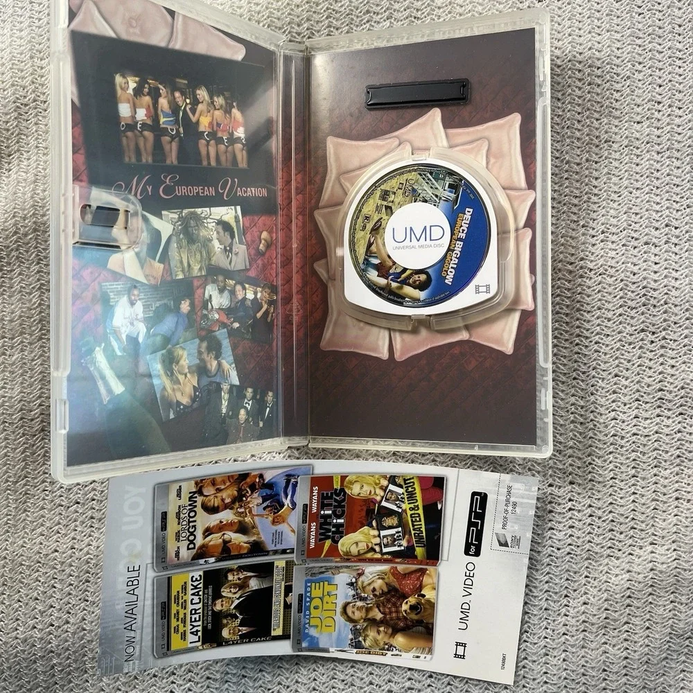 Sony PSP Deuce Bigalow‎ European Gigolo UMD Video Movie Rob Schneider Comedy R